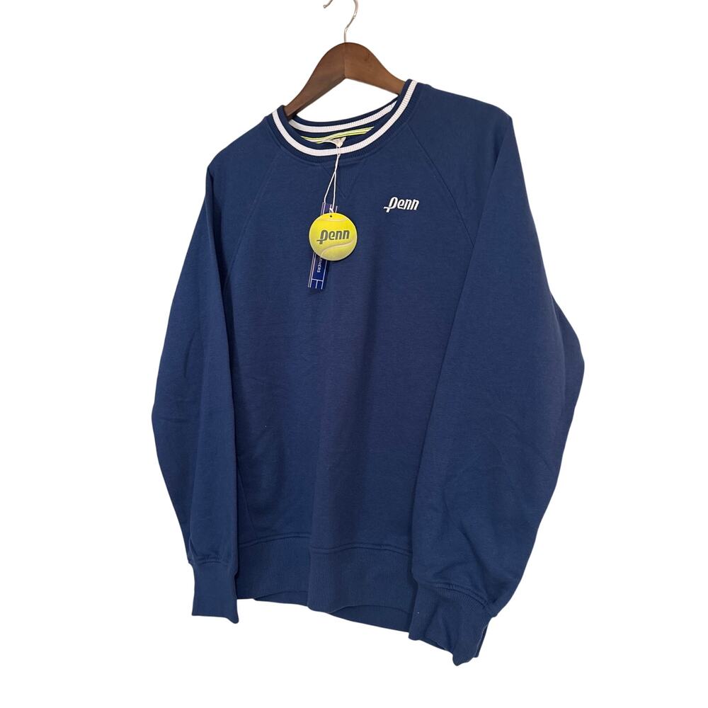 NWT Penn Men's Sweatshirt Navy Court Warmers Tennis Size M